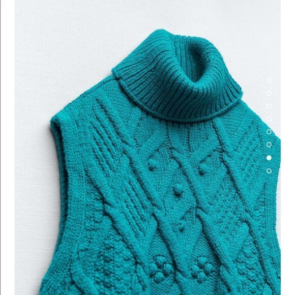 Zara fringed knit vest - Picture 10 of 11